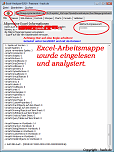 Eingelesende Arbeitsmappe
